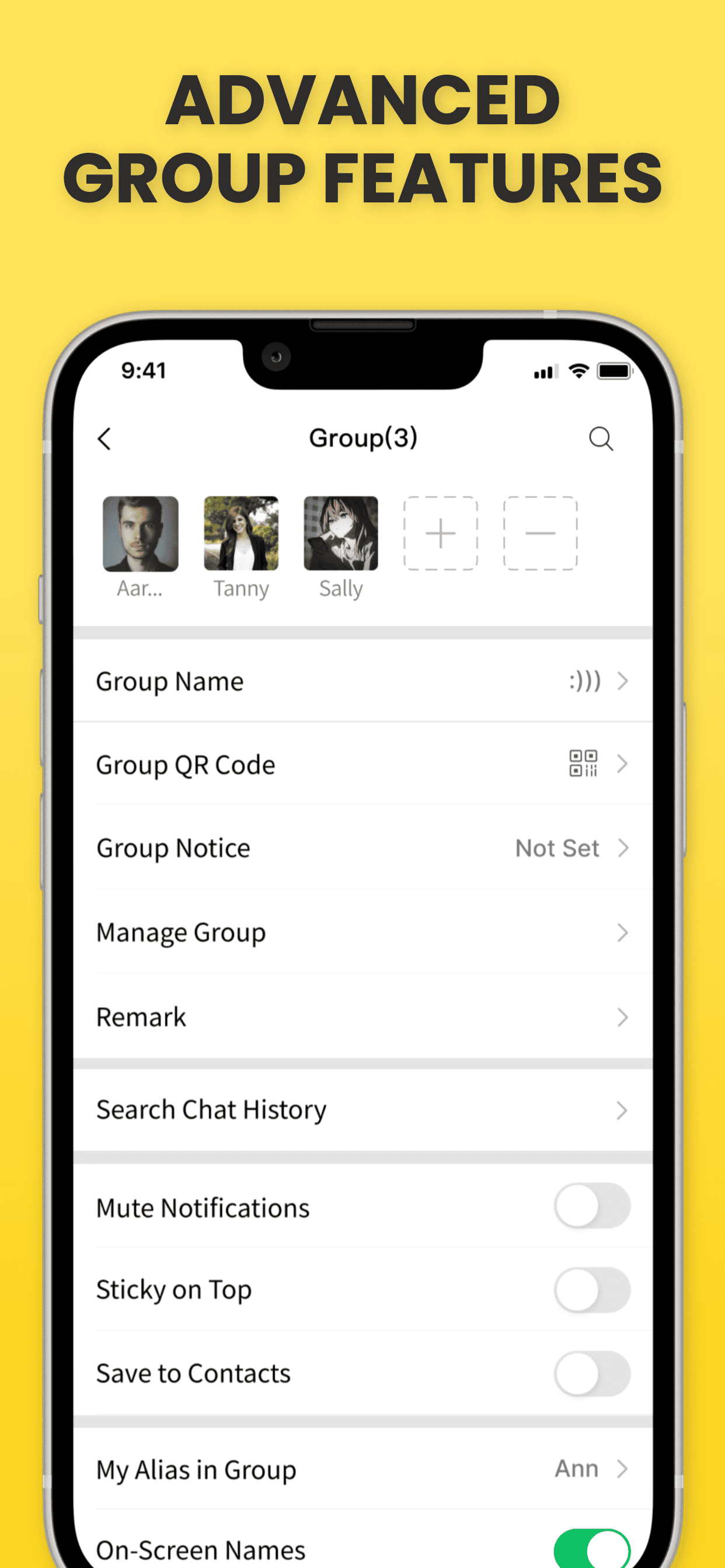 Group Features